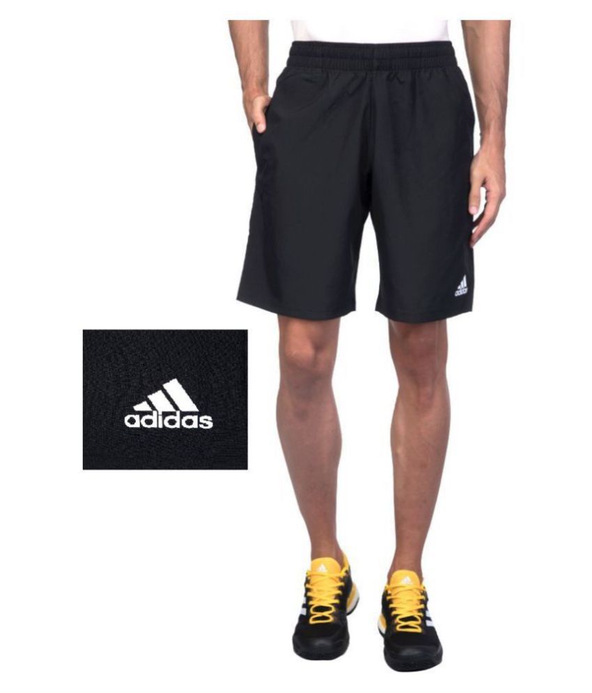 Adidas Grey Polyester Lycra Running Shorts Single Buy Adidas Grey