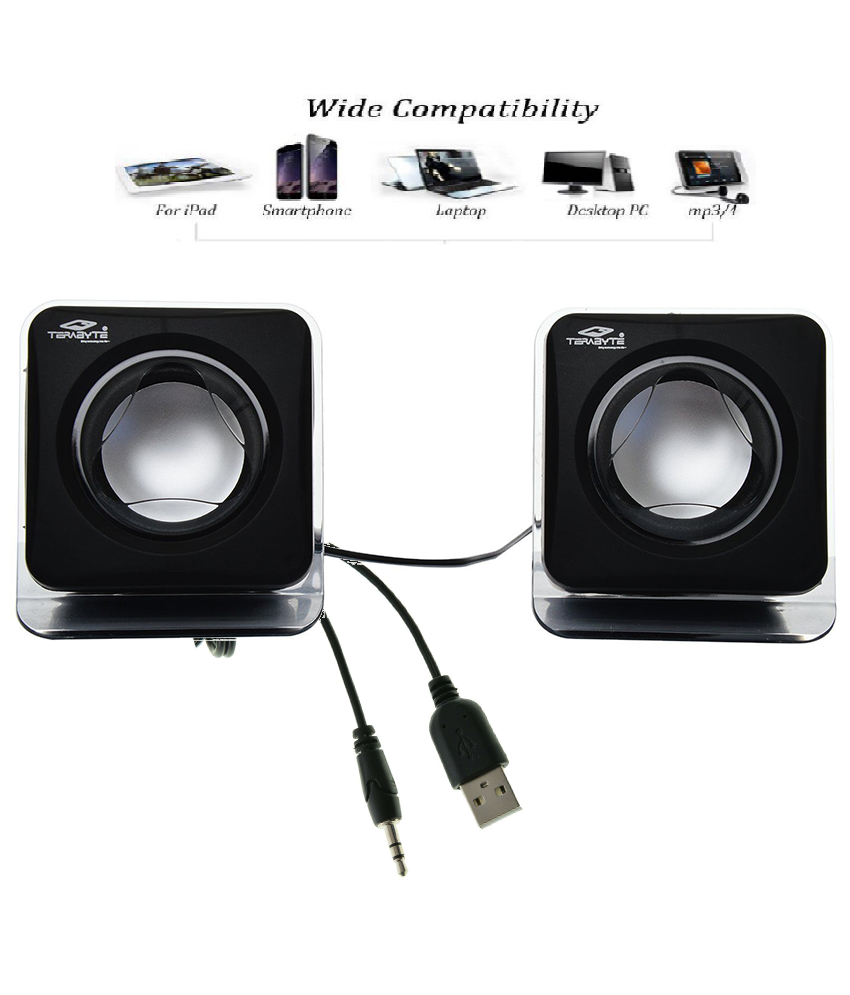 Buy Terabyte E 02b Multimedia Computer Speakers Black For Laptop
