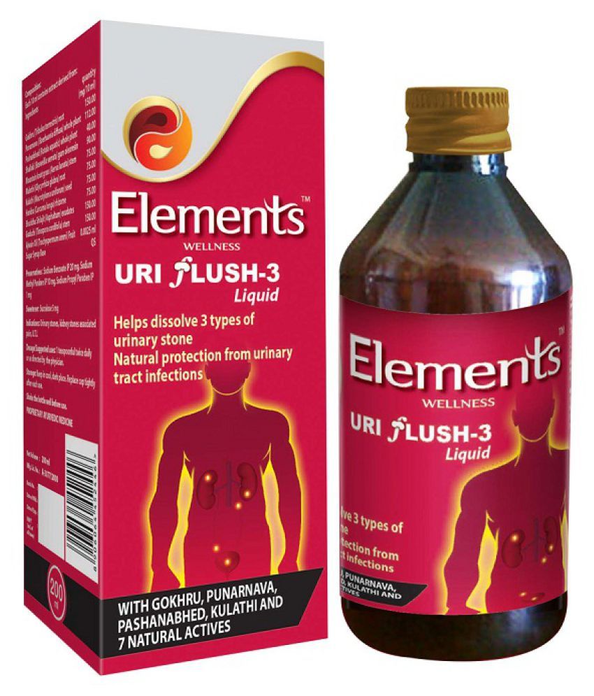 Buy Elements URI FLUSH 3 Health Drink Liquid 200 ml Pack of 2 Online at Best Price in India