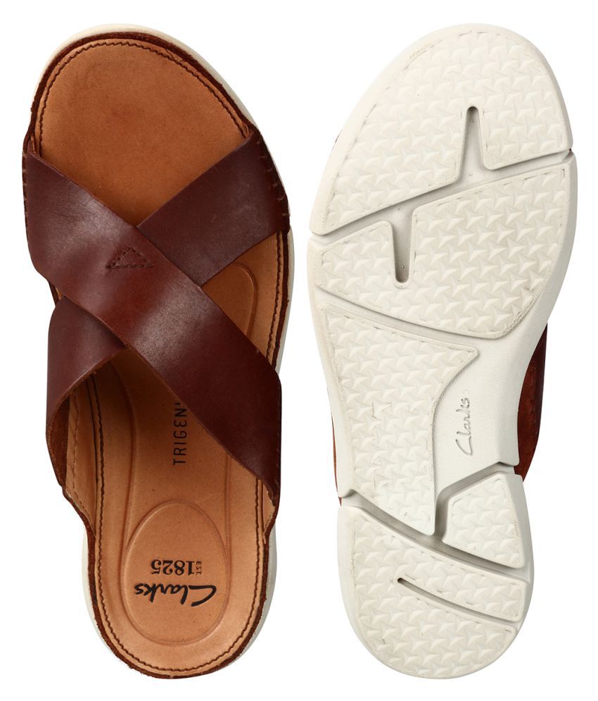 Clarks Tan Leather Sandals Price in India- Buy Clarks Tan Leather ...