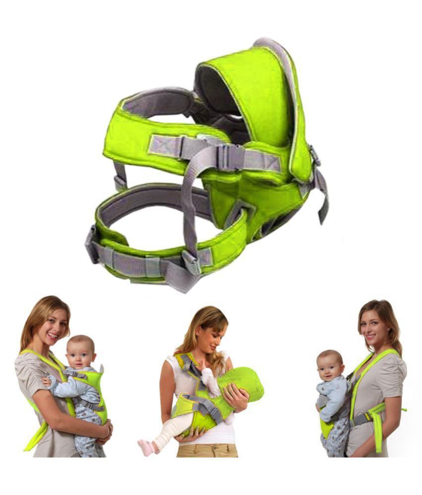Soft Adjustable 4in1 Baby Carrier with Comfortable Head Support and