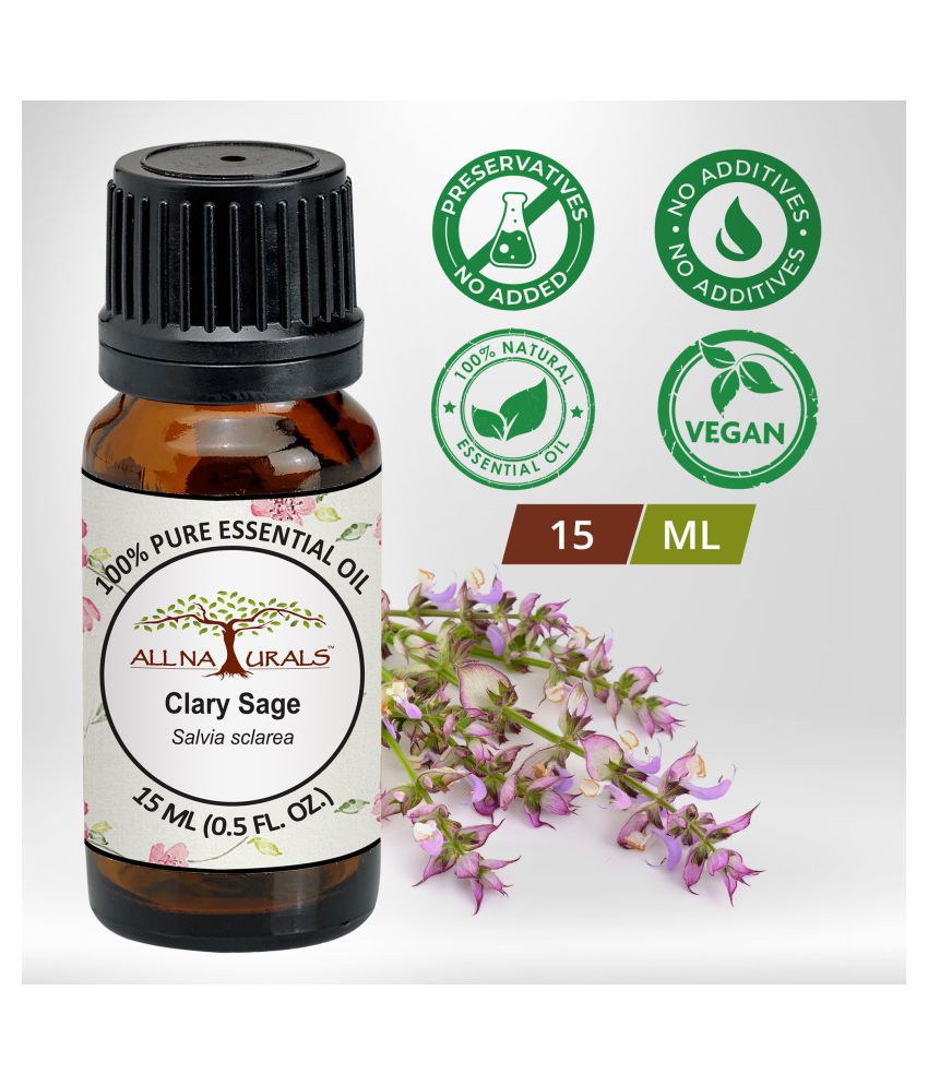 All Naturals Clary Sage Essential Oil 15 mL