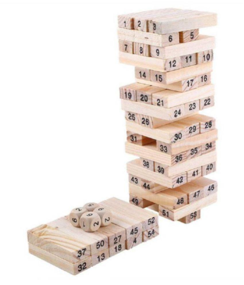 HAYWARD TOYS ® represents  Building blocks with 3 Wooden dice Learning Game for Kids