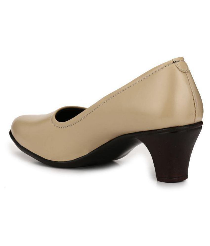 beige block heels open toe