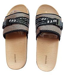 Gold Mens Slippers & Flip Flops :Buy Gold Mens Slippers & Flip Flops Online at Low Prices 