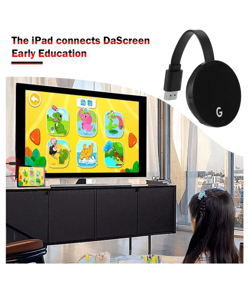 4K TV Stick Wireless WiFi Display TV Dongle Receiver Airplay Media Streamer