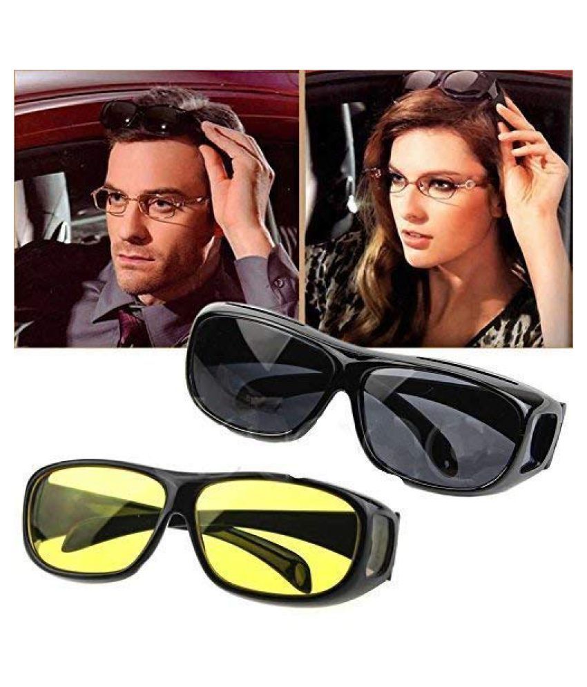 Hd Vision Anti Glare Sunglasses Wrap Around Day And Night Driving Buy Hd Vision Anti Glare