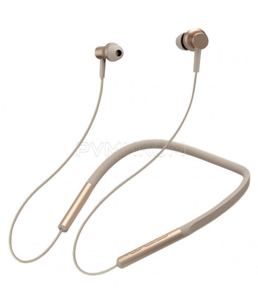 MI NECKBAND EXTREME GOLD HEADSET WITH MIC HEADPHONE Buy Online at Best