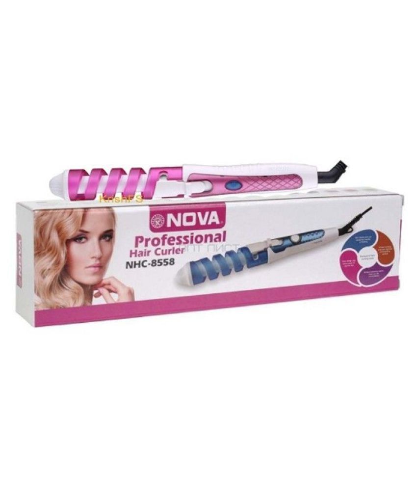 YUVAAN TRADERS Nova Professional Hair Curler NHC - 8558 Pack Of 1 Assorted  Color: Buy YUVAAN TRADERS Nova Professional Hair Curler NHC - 8558 Pack Of  1 Assorted Color at Best Prices in India - Snapdeal