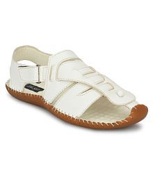 white sandals for mens online