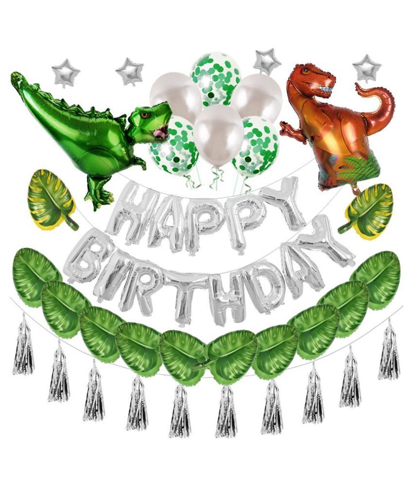 Forest Theme Party Balloon Set Hawaiian Dinosaur Party And Forest
