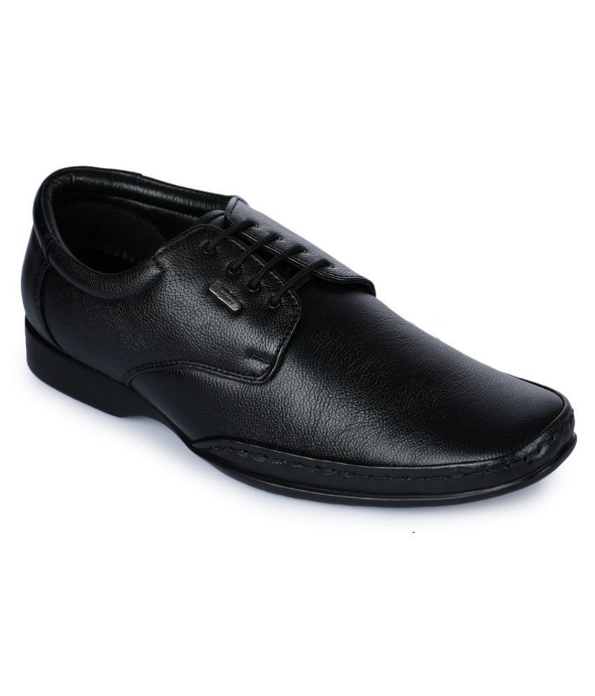     			Fortune By Liberty Office Black Formal Shoes