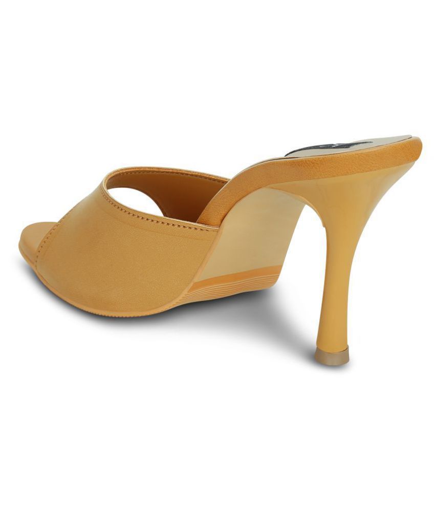 tan stilettos