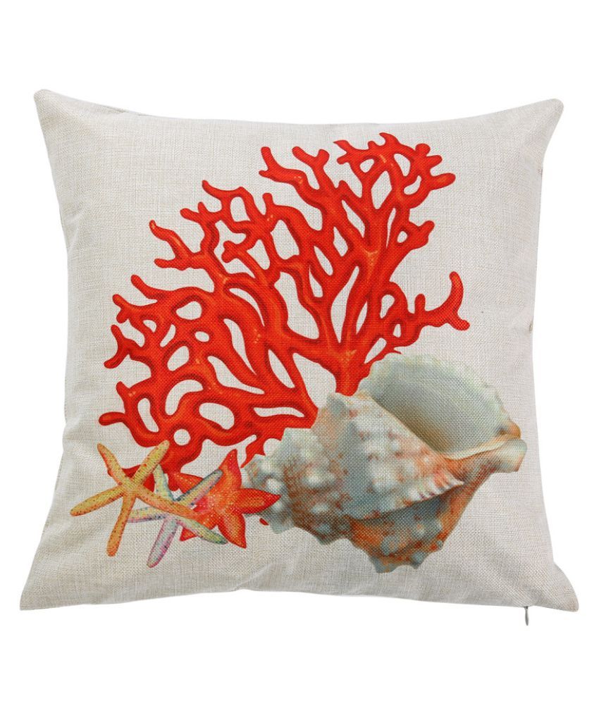 18/" Sea animals Cotton Linen Pillow Case Sofa Cushion Cover Fashion Home Decor