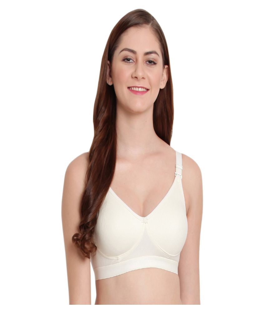     			Elina Cotton Non Padded Women's T-Shirt Bra ( Off White )