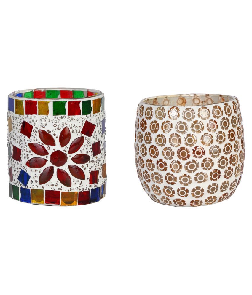     			AFAST Glass Party Decor Multicolour - Pack of 2