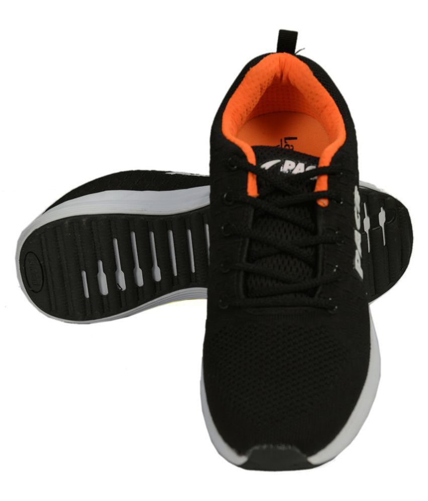 PACE Fashion Running Shoes Black: Buy Online at Best Price on Snapdeal
