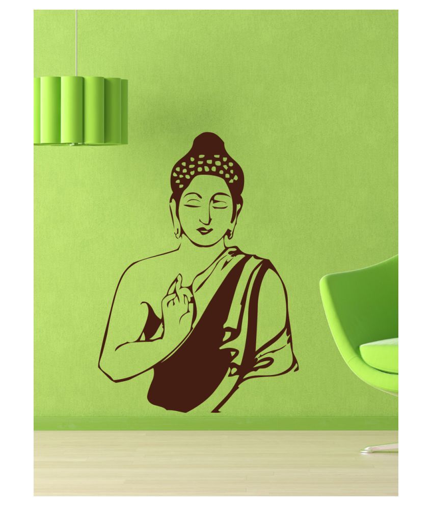 Allure Lord Budda Religious & Inspirational Sticker ( 83 x 60 cms ...