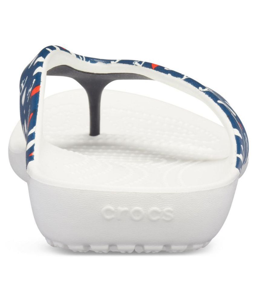 crocs white slippers price