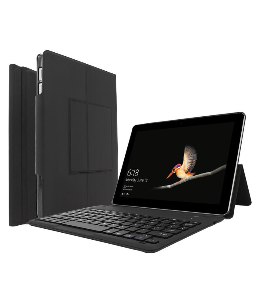 For Microsoft Surface Go 10 Leather Case Smart Cover Bluetooth Wireless