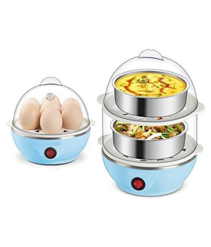 Double Layer Egg Boiler Off 14 Egg Poacher for Steaming