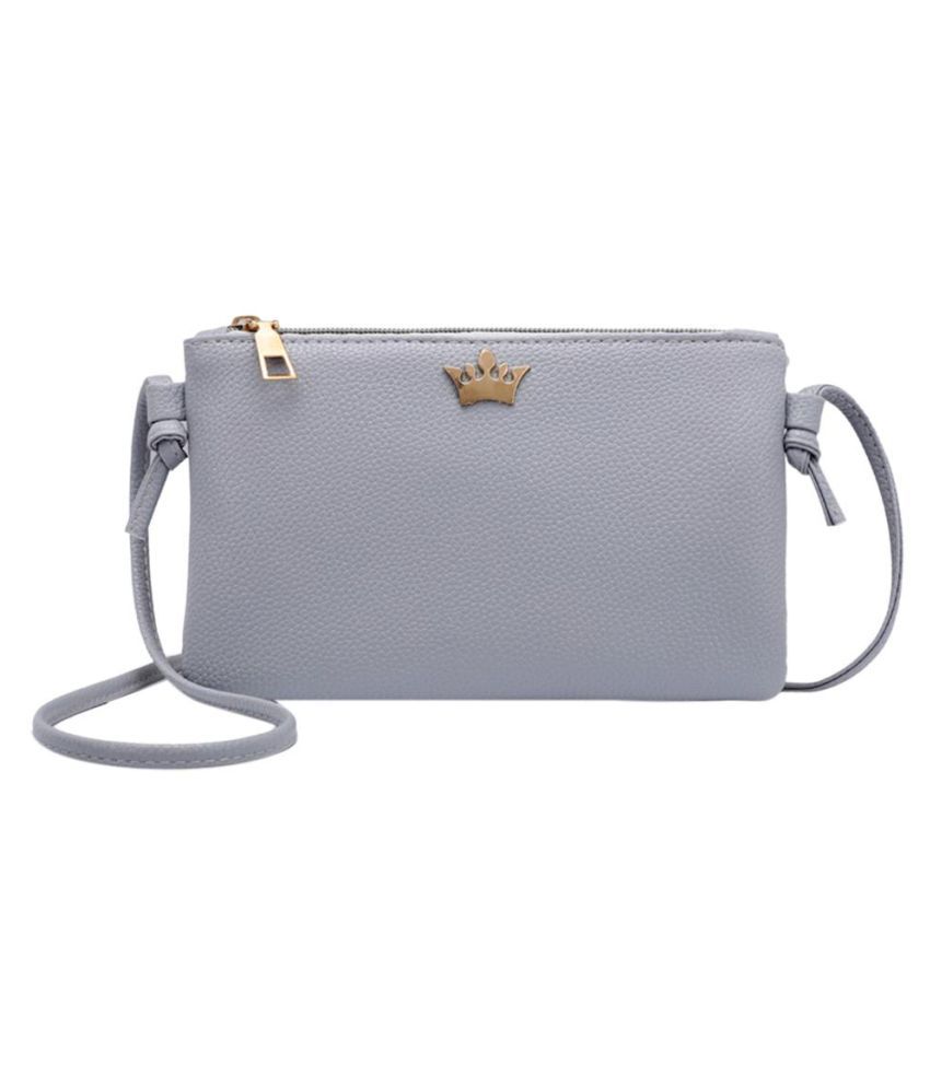 light grey crossbody bag