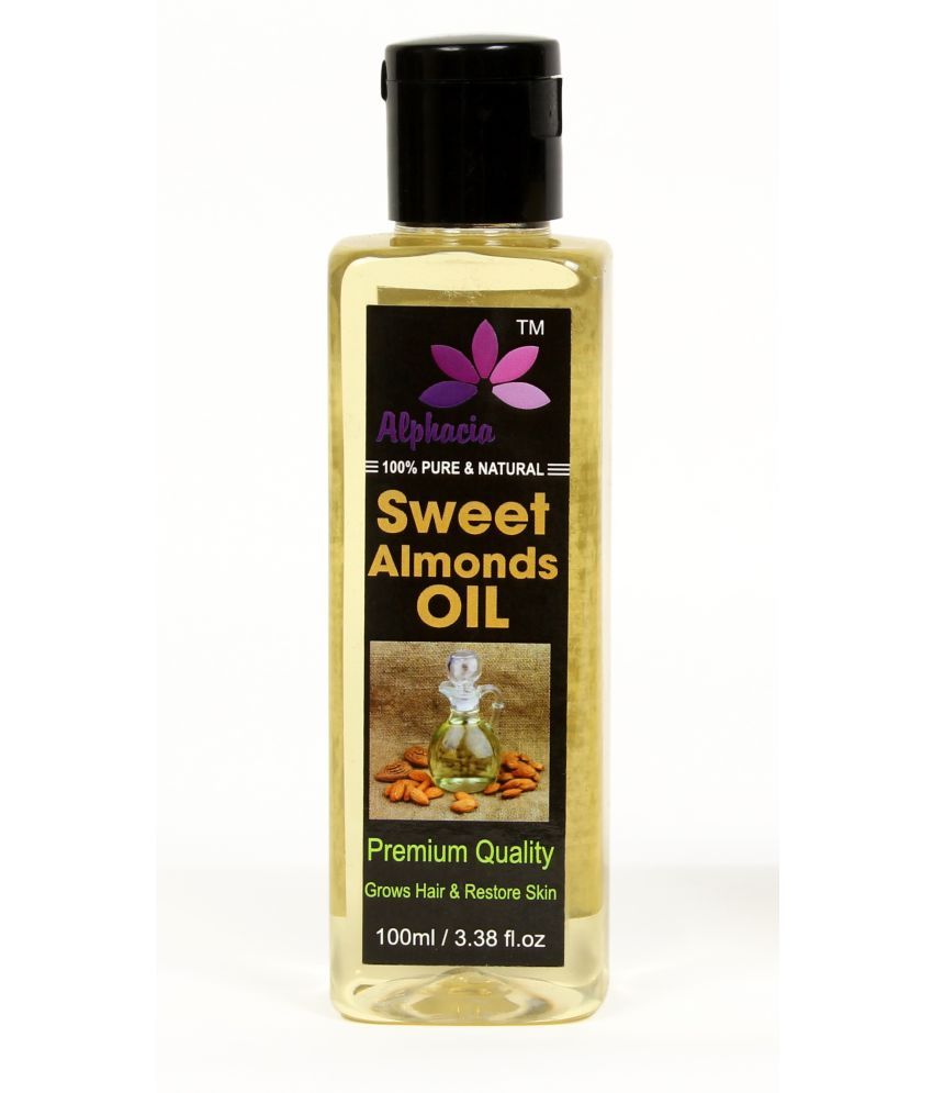     			Alphacia 100% Pure And Natural Sweet Almond Oil 100 mL