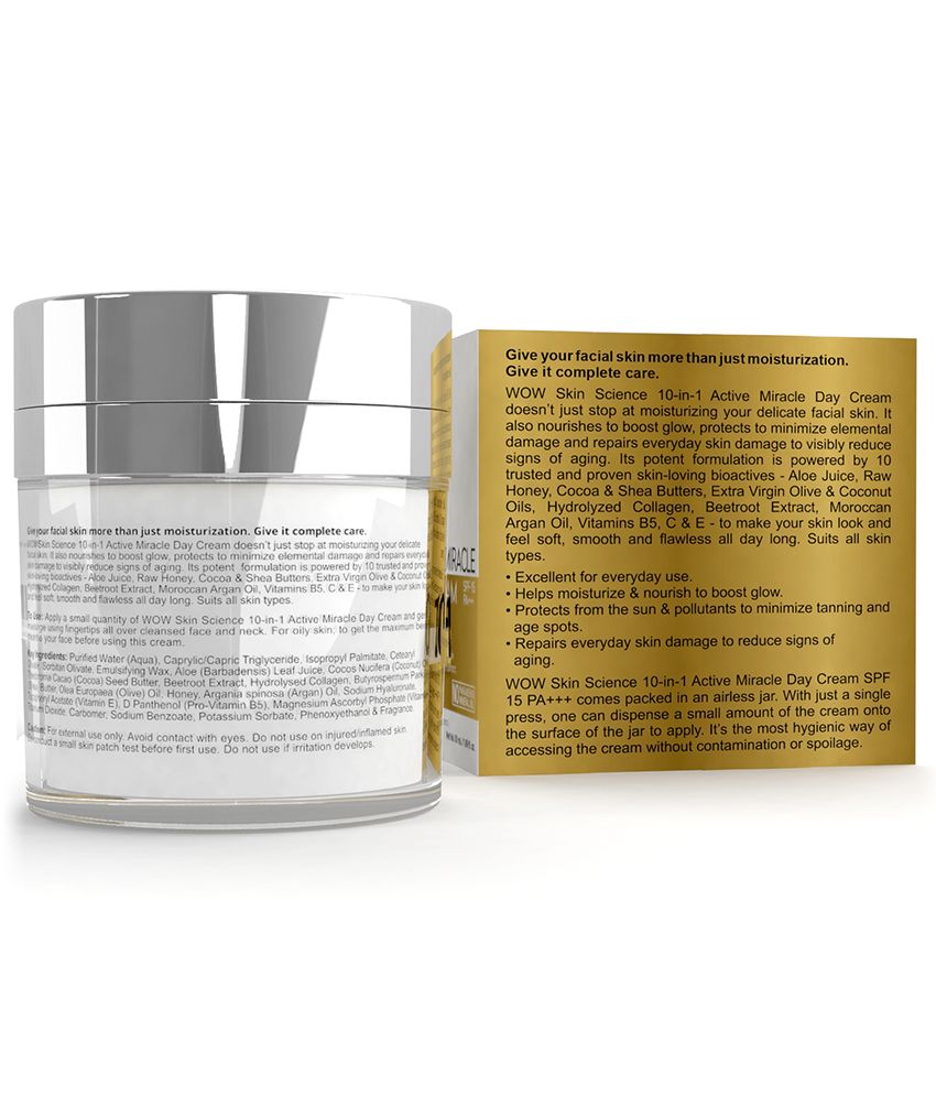 wow active miracle day cream