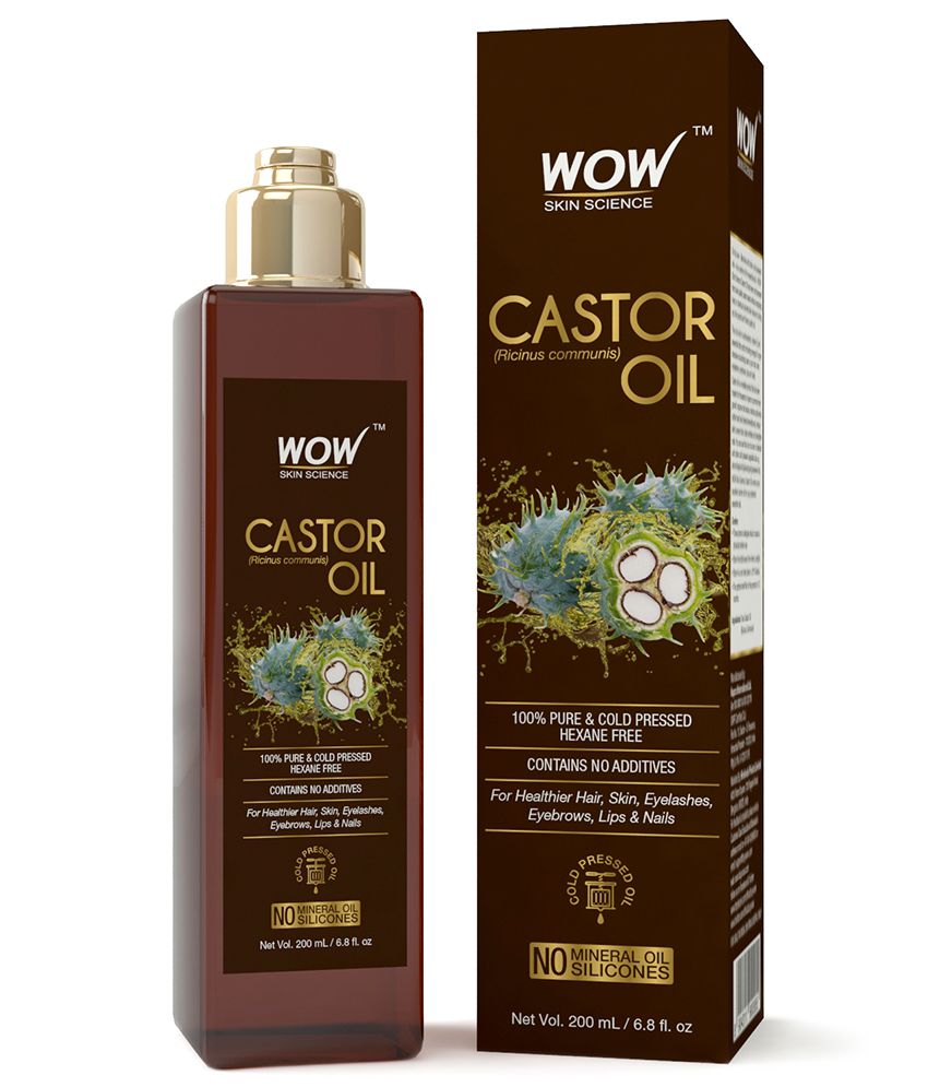 WOW Skin Science - Hair Growth Castor Oil 200 ml ( Pack of 1 )