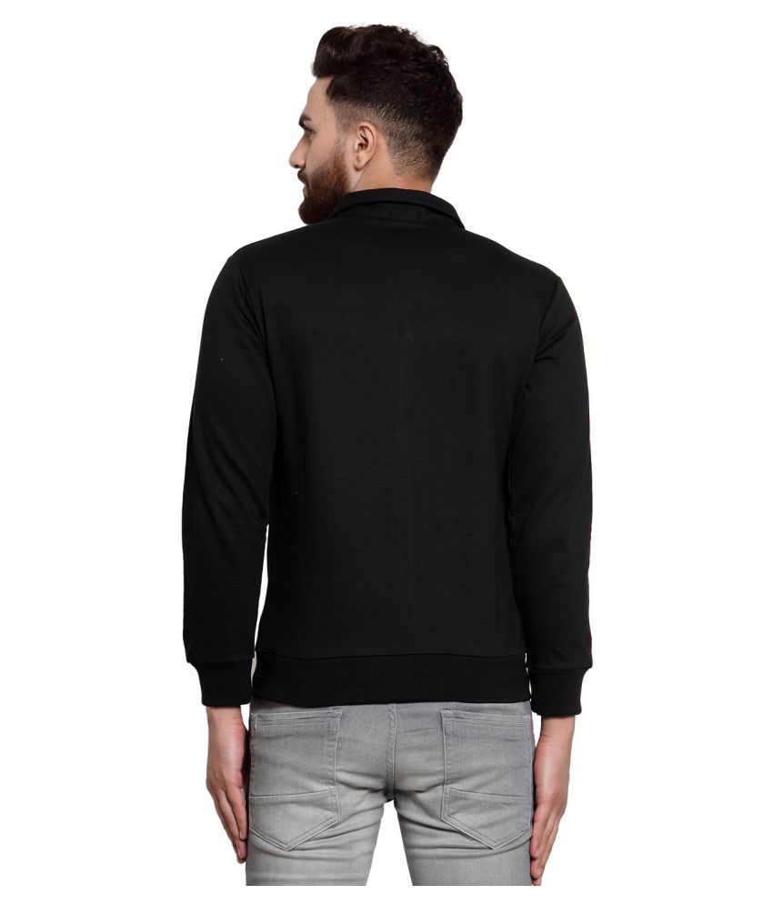 mock collar sweatshirt