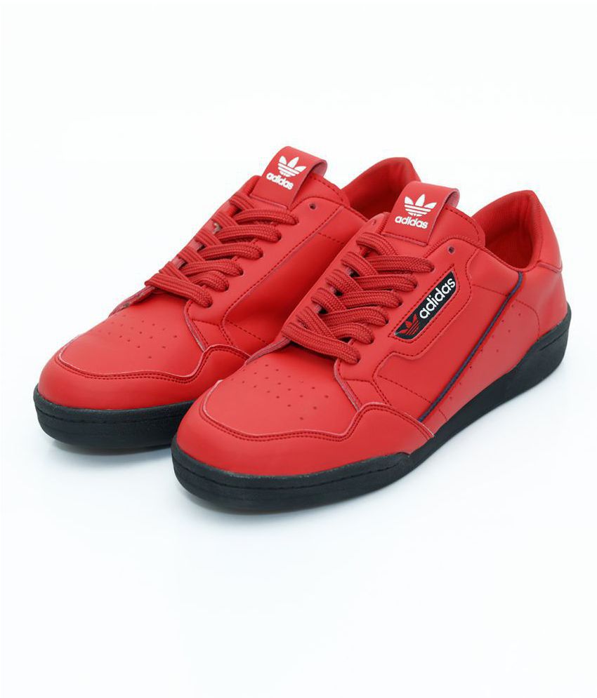Adidas CONTINENTAL Red Running Shoes Buy Adidas