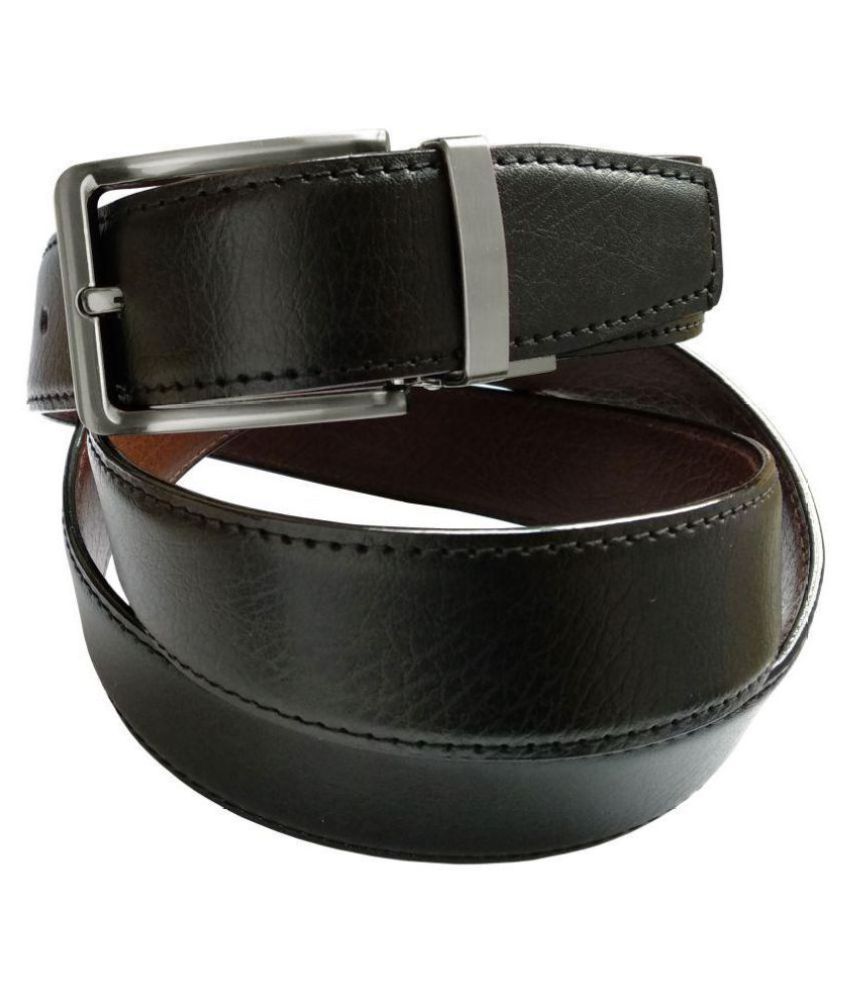 SGE89 Black PU Formal Belt: Buy Online at Low Price in India - Snapdeal