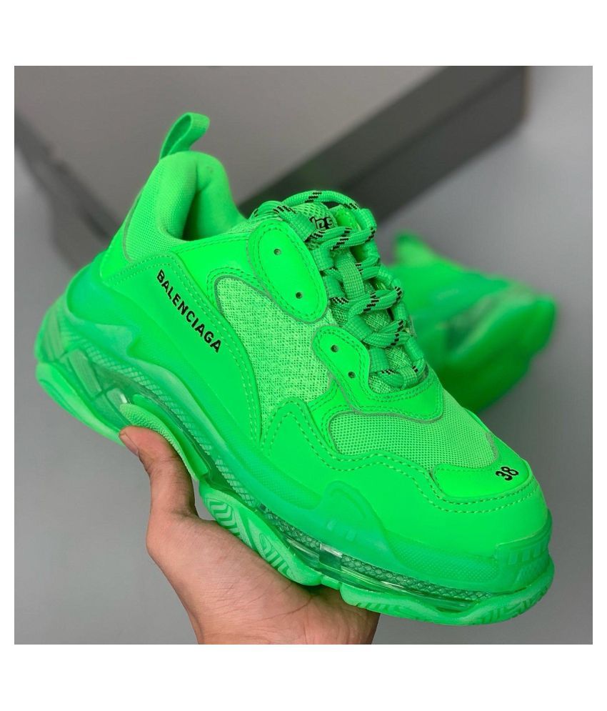 balenciaga shoes green