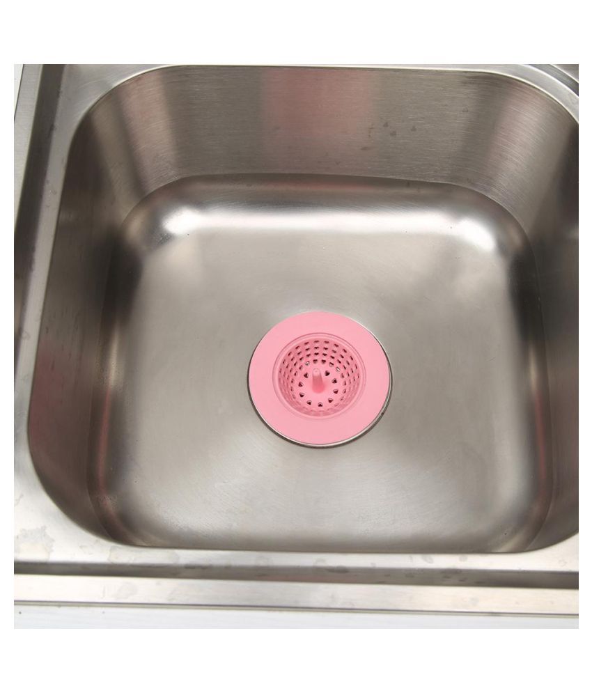 Round Silicone Sink Strainer Filter Water Stopper Floor Drain Hair