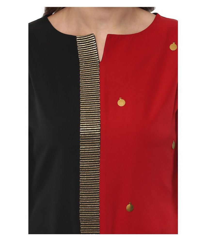 janasya black kurti