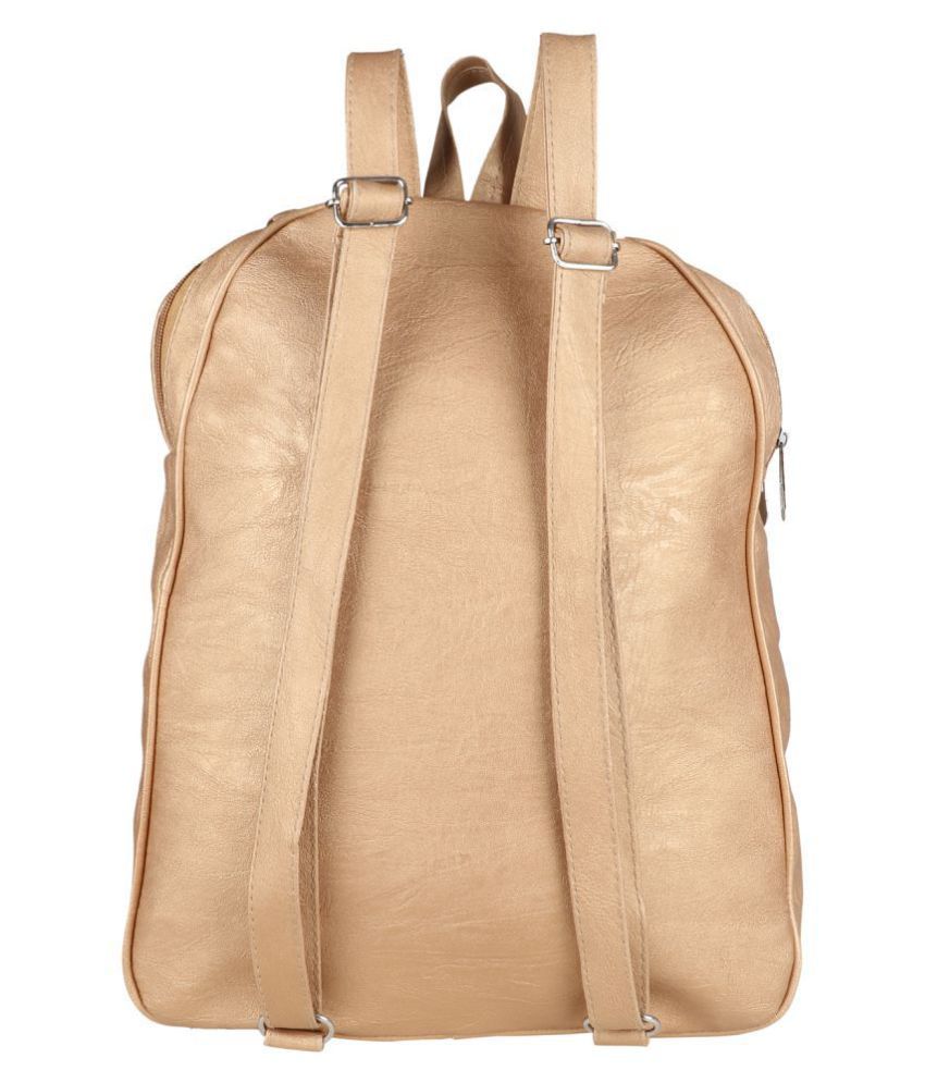 ZORNNA Gold Backpack - Buy ZORNNA Gold Backpack Online at Low Price ...