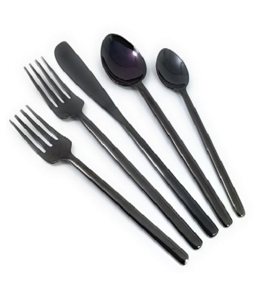     			GEEGA TURTLES 5 Pcs Stainless Steel Cutlery Set