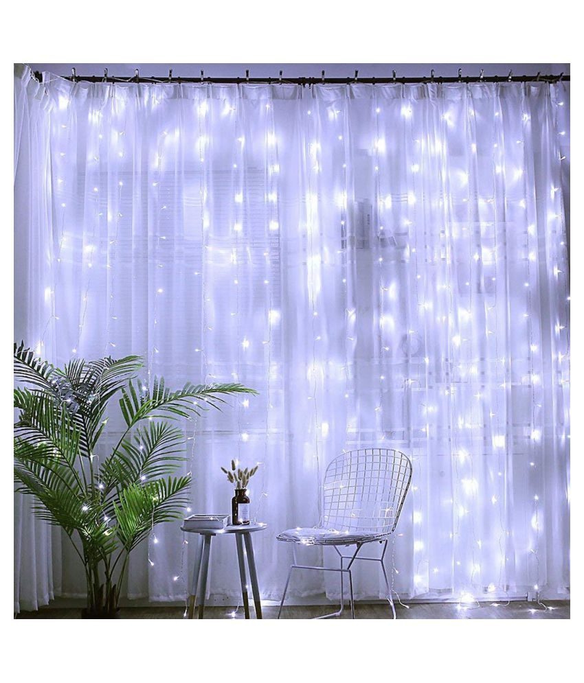 Led Curtain Lights With 8 Modes Curtain String Fairy Wedding Led