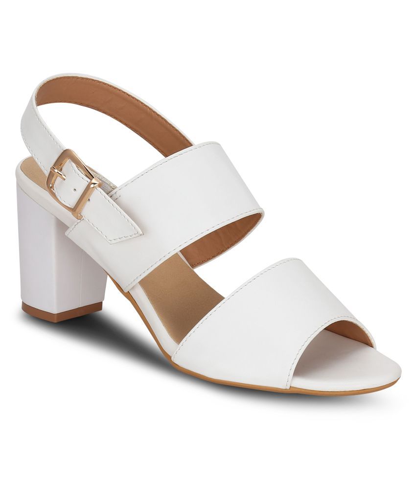 white block heels dsw