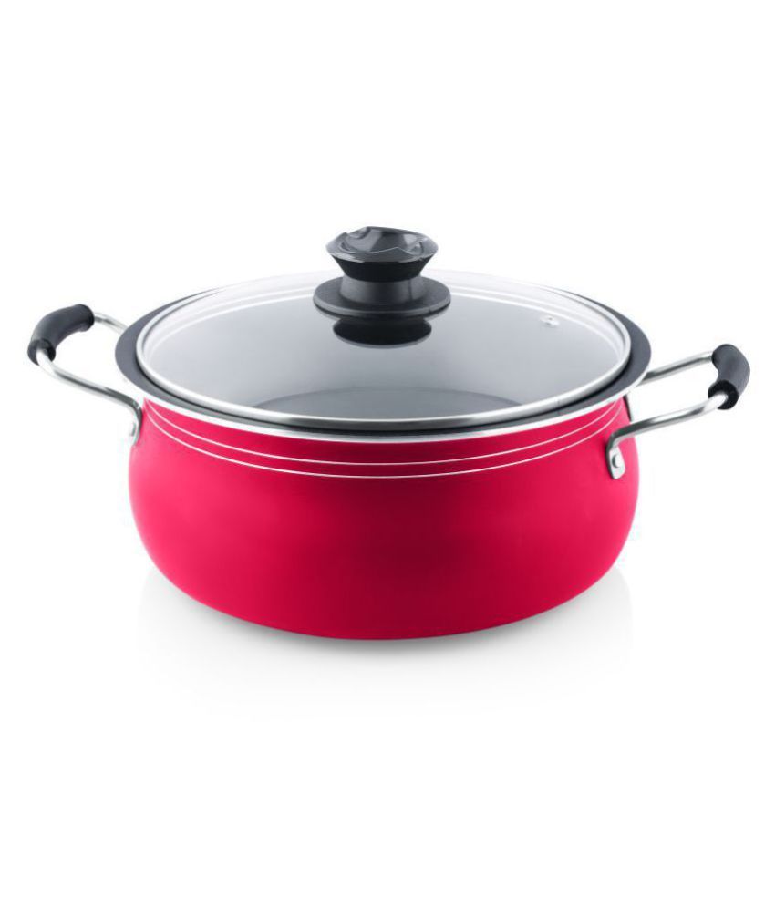 Real Kitchen COOKWARE SET 8 Piece Cookware 1 Handi, 1 Kadhai, 1 Dosa