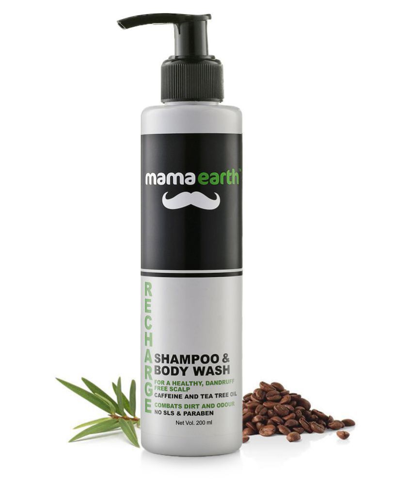 Mamaearth's Onion Hair Mask For Dry & Frizzy Hair, Controls Hairfall and  Boosts Hair Growth, With Onion & Organic Bamboo Vinegar200ml and Recharge  Energizing Shampoo and Bodywash for men with and Menthol:
