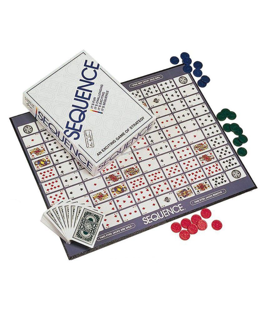 Big Size Sequence Board Awesome Family Card Board Game Sequence Board