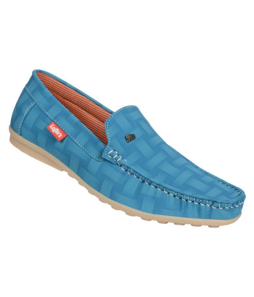 teal blue loafers