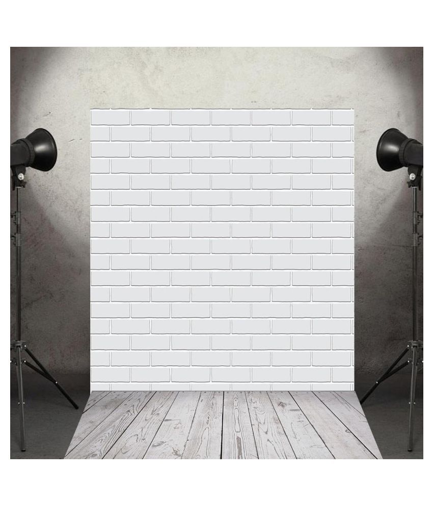 Simple White Brick Photography Backdrop Studio Video Photo Background  Decor: Buy Simple White Brick Photography Backdrop Studio Video Photo  Background Decor at Best Price in India on Snapdeal