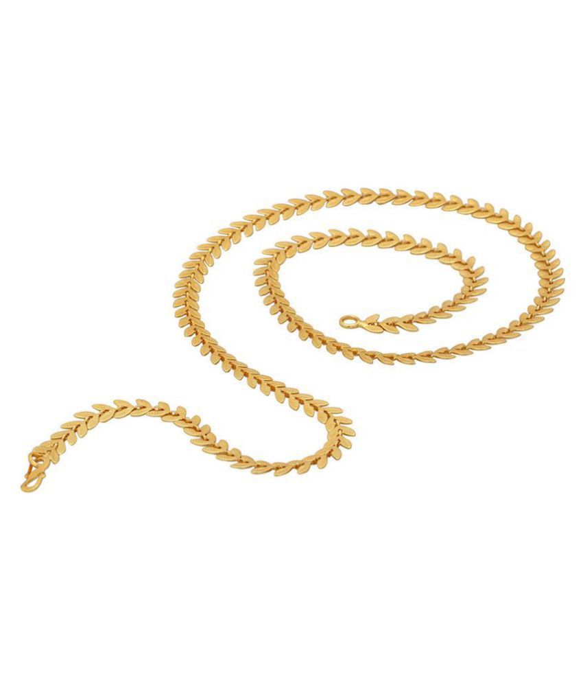     			Happy Stoning - 22kt Gold Plated Chain ( Pack of 1 )