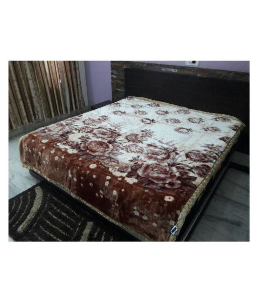 Gloria Single Polyester Floral Blanket Buy Gloria Single Polyester