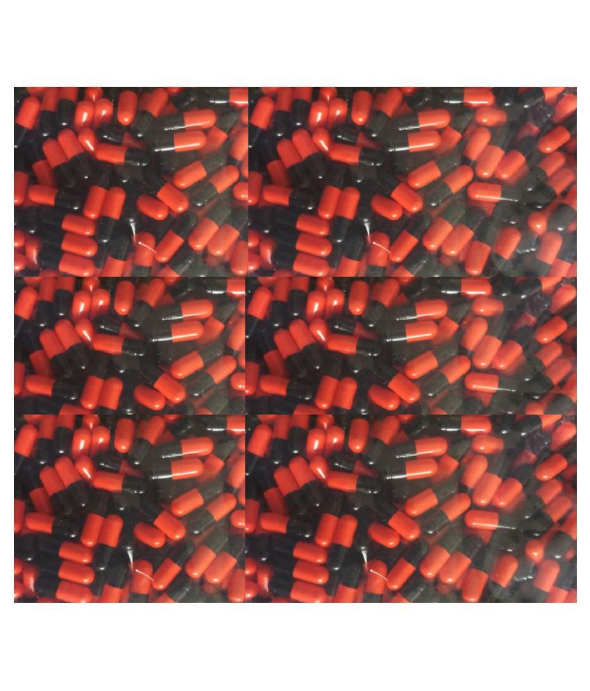     			BioMed Empty Gelatin Capsules 2 Red/Black 1000 Capsule 1000 no.s
