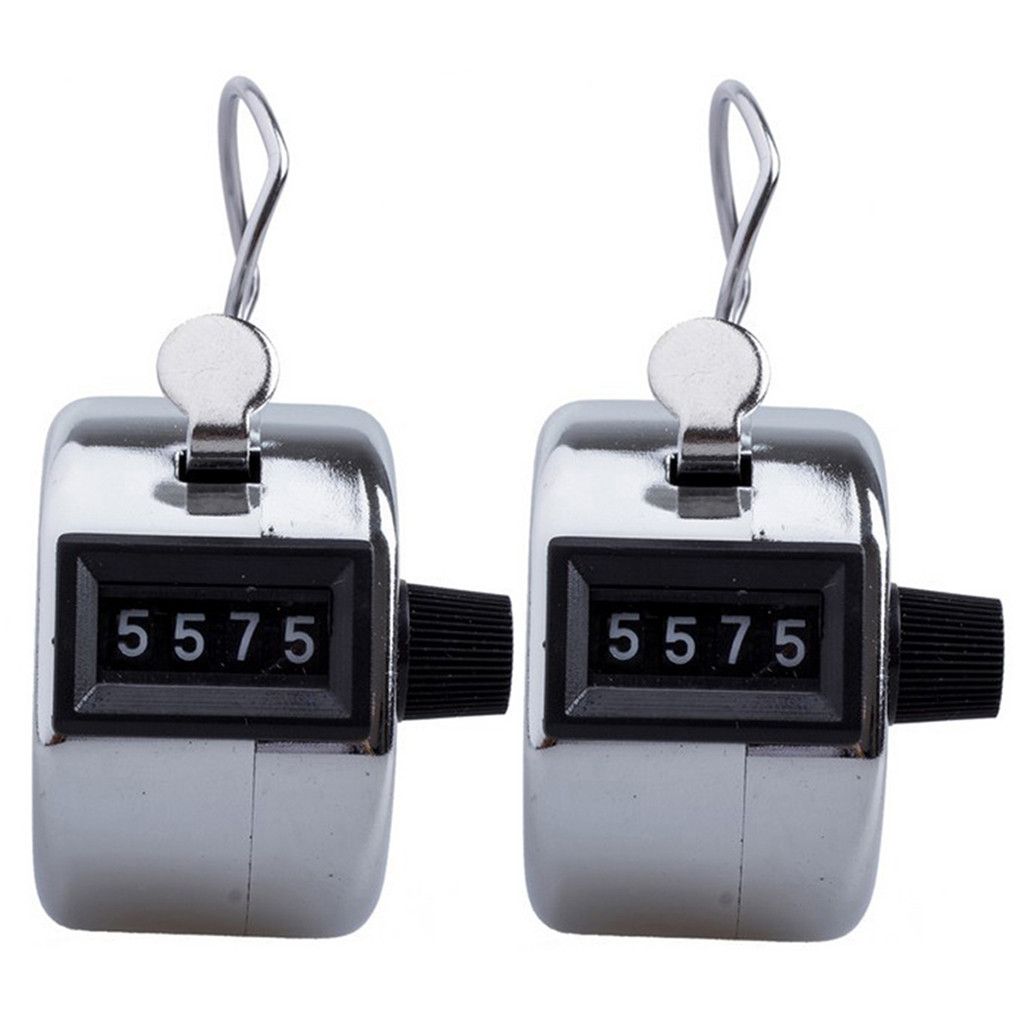 4Digit Counting Manual Hand Tally Number Counter Mechanical Click Clicker Useful