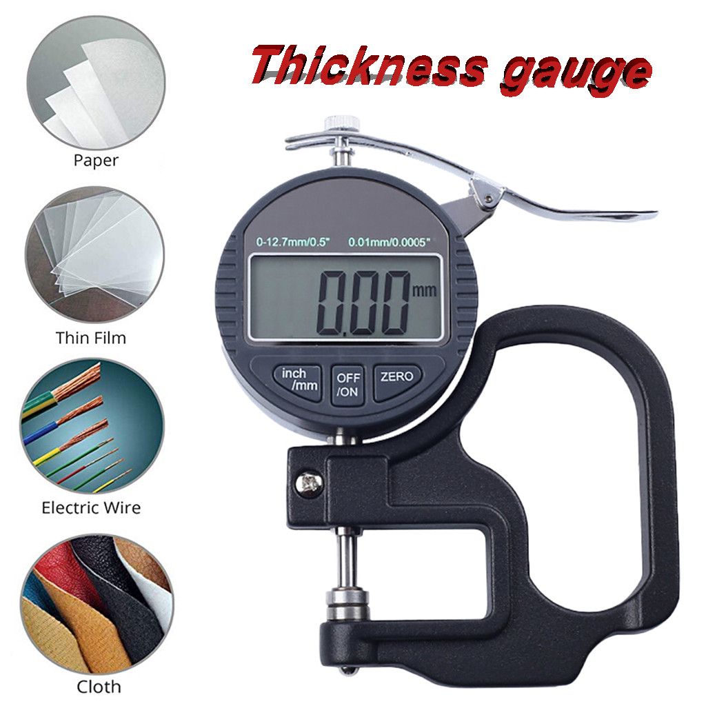 Digital Thickness Gauge Thickness Meter Precise Electronic with LCD