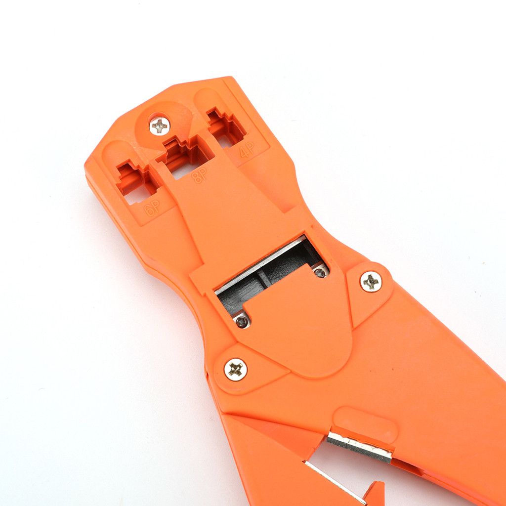 Crimp Tools Three Cable Clamp Cable Pliers RJ9/11/45 Crystal Head